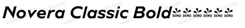 Novera Classic Bold字体转换
